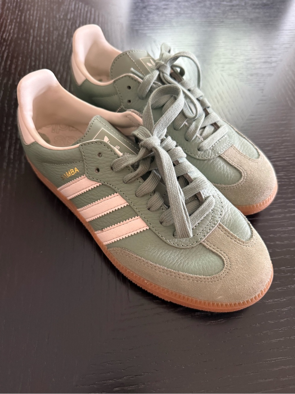 Adidas Samba Women's Sneakers Sage Green & Beige